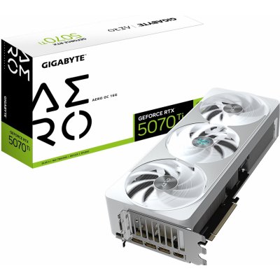 Gigabyte GeForce RTX 5070 Ti AERO OC 16GB GV-N507TAERO OC-16GD – Zboží Živě