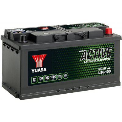 Yuasa YBX Active 12V 100Ah 900A L36-100 – Zboží Mobilmania