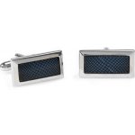 Avantgard manžetové knoflíčky Premium stříbrná lesk modrá 573-20538 – Zboží Dáma