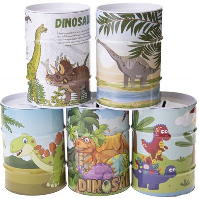 Plechová kasička Dino – Zboží Mobilmania