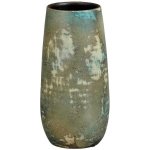 Váza vysoká kulatá terakotová OLAF zelená patina 35cm – Hledejceny.cz