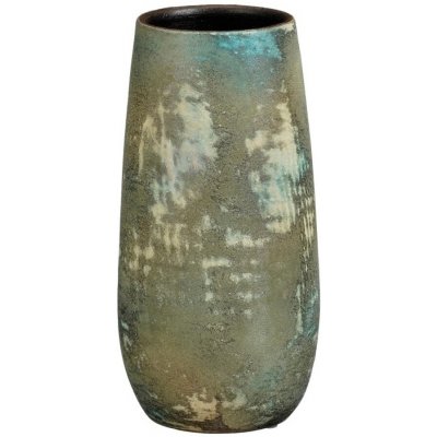 Váza vysoká kulatá terakotová OLAF zelená patina 35cm – Hledejceny.cz