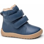 Protetika chlapecké zimní barefoot boty DARYK NAVY, PRO-tex modrá – Zboží Dáma