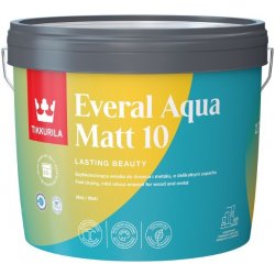 Tikkurila Everal AQUA MATT [10] 0,45L Bílý ZÁKLAD