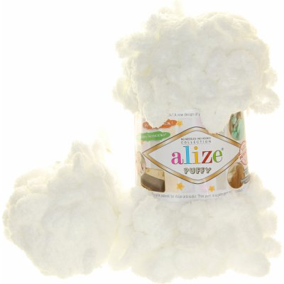 Alize Puffy bílá 55 – Zboží Dáma