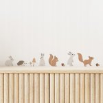 Funlife Samolepky na zeď pro děti lesní zvířata 10 x 5 cm – Sleviste.cz