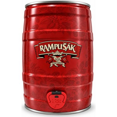 Dobrušská Rodinný pivovar Rampušák 11° 5 l (sud) – Hledejceny.cz