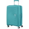 Cestovní kufr American Tourister Soundbox Spinner EXP světle modrá 81 l