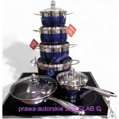 Hoffner Sada hrnců Premium nerezová ocel 12 ks. – Zboží Mobilmania