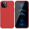 Pouzdro a kryt na mobilní telefon Apple Pouzdro Nillkin Frosted iPhone 12 Max Red