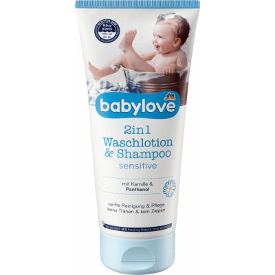 Babylove mycí emulze a šampon 2v1 200 ml