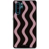 Pouzdro a kryt na mobilní telefon Huawei Mobiwear Glossy Huawei P30 Pro GA54G Fialové vlnky