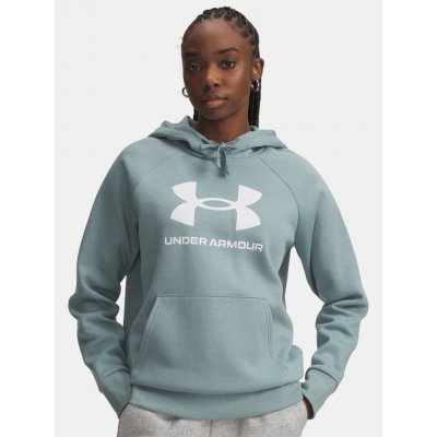 Under Armour UA Rival Fleece Big Logo HD-GRN Zelená – Zbozi.Blesk.cz