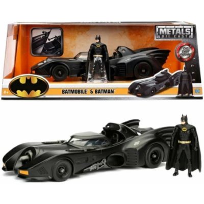 Jada Toys Batman Diecast Model 1/24 1989 Batmobile s figurkou