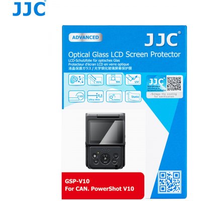 JJC ochrana LCD GSP-V10 ochranné sklo na LCD pro Canon PowerShot V10 – Hledejceny.cz