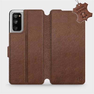 Pouzdro Mobiwear Flip Samsung Galaxy S20 FE - L_BRS - Brown Leather - výprodej