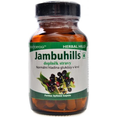 Herbal Hills Jambuhills normální hladina glukózy v krvi 60 kapslí
