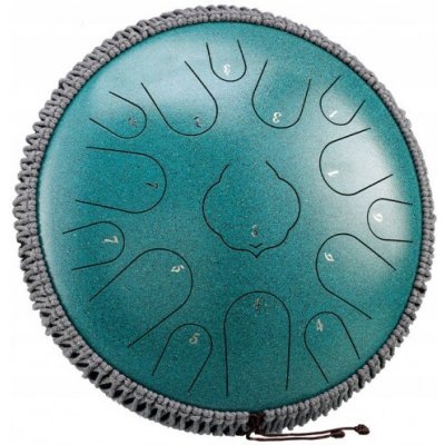 Hluru-Huashu TWR15-14-MALACHITE JAZÝČKOVÝ BUBNU TANK DRUM HANDPAN – Zboží Mobilmania