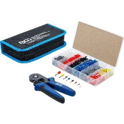 BGS 71000, Krimpovací kleště pro kabelové dutinky 0,25-10 mm² | se soupravou kabelových dutinek 0,5-10 mm² – Zbozi.Blesk.cz