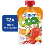 Sunar kapsička Cool ovoce Jahoda banán jablko 12m+ 12 x 120 g – Zboží Dáma