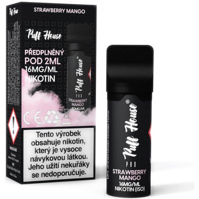 Puff House STRAWBERRY MANGO POD 16 mg – Zboží Dáma