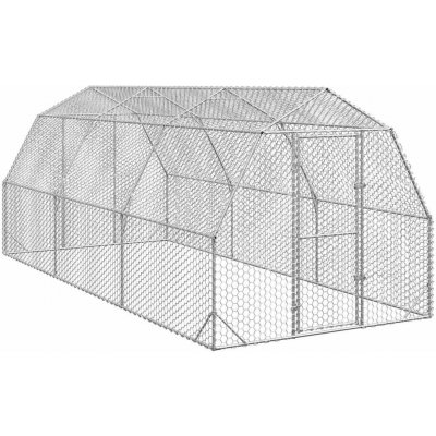 vidaXL Výběh pro slepice 2,5 × 6 × 2,25 m pozinkovaná ocel 9799.3328517 – Hledejceny.cz