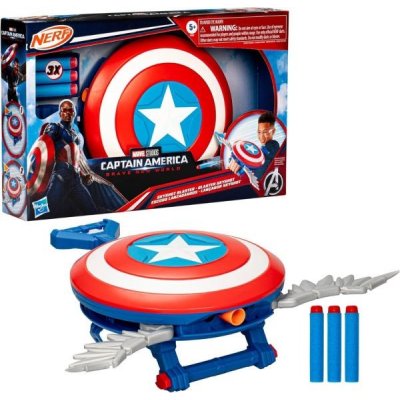 NERF Marvel Captain America Brave New World Skyshot Blaster, G0155 – Hledejceny.cz
