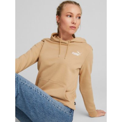 Puma dámská mikina ESS+ EMBROIDERY HOODIE TR 84833289 Béžový – Zboží Mobilmania