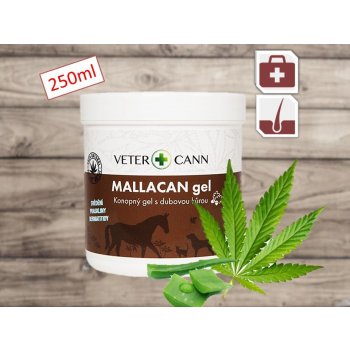 Vetercann Mallacan gel s konopím a dubovou kůrou 250ml