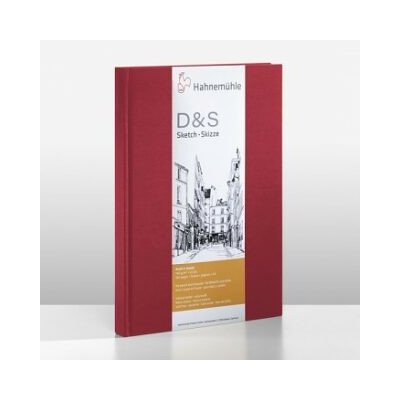 Hahnemühle Skicovací kniha D&S A5 portrait červená