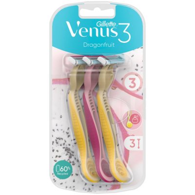 Gillette Venus 3 Dragonfruit 3 ks – Zbozi.Blesk.cz