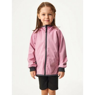 Unuo dětská softshellová bunda bez zateplení pružná Basic starorůžová – Hledejceny.cz