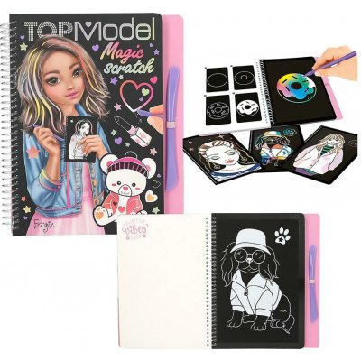 Top Model Vyškrabovací sešit Top Model Fergie blok se škrabátkem – Zboží Dáma