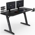 SENSE7 Nomad Basic | počítačový stůl | velká deska stolu 140 x 60 cm | držák na nápoje | držák na sluchátka | organizér kabelů – Zboží Dáma