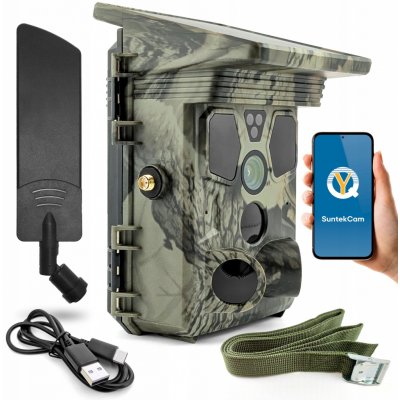 Fotopast solární kamera lesní Suntek HC603 PRO 4G LTE s aplikací a IR diodami – Zboží Živě