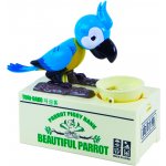 Pokladnička na mince hladový papoušek zelený – Zboží Dáma