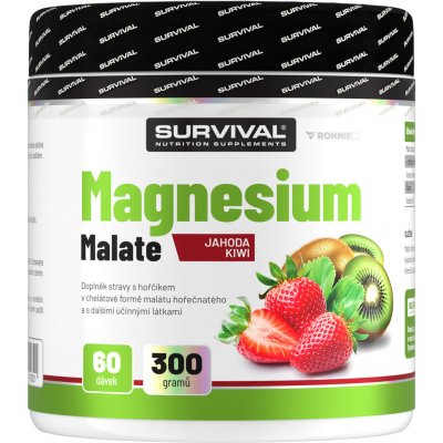 Survival Magnesium Malate 300 g jahoda-kiwi – Hledejceny.cz