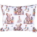 Pleva Prémiový bylinný polštářek dětský velký Barevní ptáčci 23 x 29 cm – Zboží Dáma