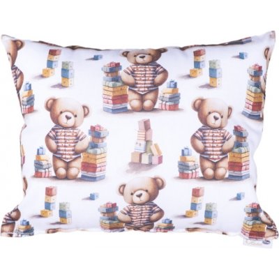 Pleva Prémiový bylinný polštářek dětský velký Barevní ptáčci 23 x 29 cm – Zboží Dáma