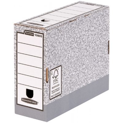 Fellowes Bankers archivační box Box 100 mm šedá 10 ks – Zboží Živě