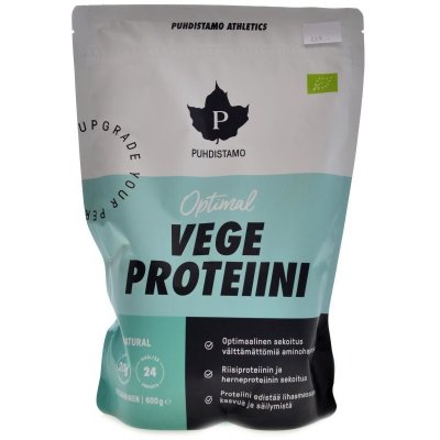 Puhdistamo Optimal Vegan Protein BIO 600 g – Zboží Mobilmania