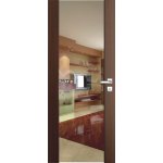 Vasco Doors Ventura TRANSPARENTNÍ Bezfalcové bílá 70 x 197 cm Levé VD-VTRA2970 – Zboží Mobilmania
