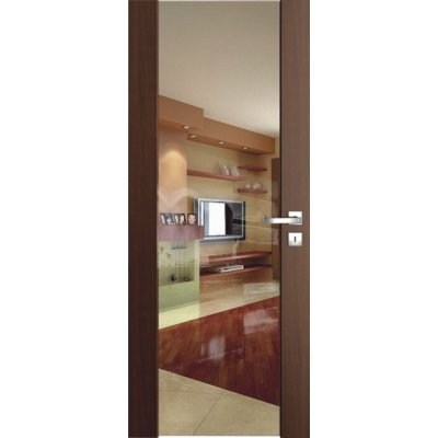 Vasco Doors Ventura TRANSPARENTNÍ Bezfalcové bílá 70 x 197 cm Levé VD-VTRA2970 – Zboží Mobilmania