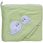 Scarlett Froté ručník velryby s kapucí zelený – Sleviste.cz