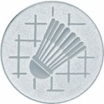 Emblém 25mm "Badminton" stříbrný 1062507-2 – Zboží Mobilmania
