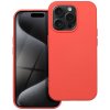 Pouzdro a kryt na mobilní telefon Apple Forcell SILICONE LITE APPLE IPHONE 15 PRO broskvové