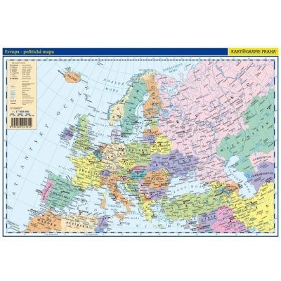 Evropa – příruční mapa – Sleviste.cz
