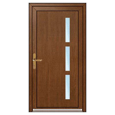 OknaDvereNaMiru.cz Vchodové dveře STYL Venus zlatý dub 90 x 210 cm – Zboží Mobilmania