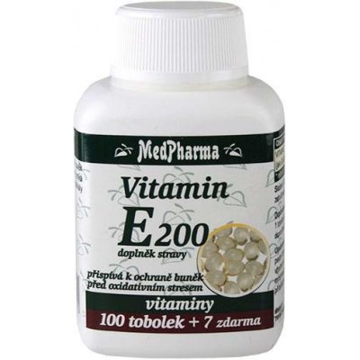 MedPharma Vitamín E 200 mg Forte 107 tablet – Hledejceny.cz