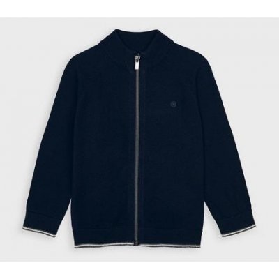 Mayoral 327-62 modrý svetr na zip s vlnou pro kluky – Zbozi.Blesk.cz